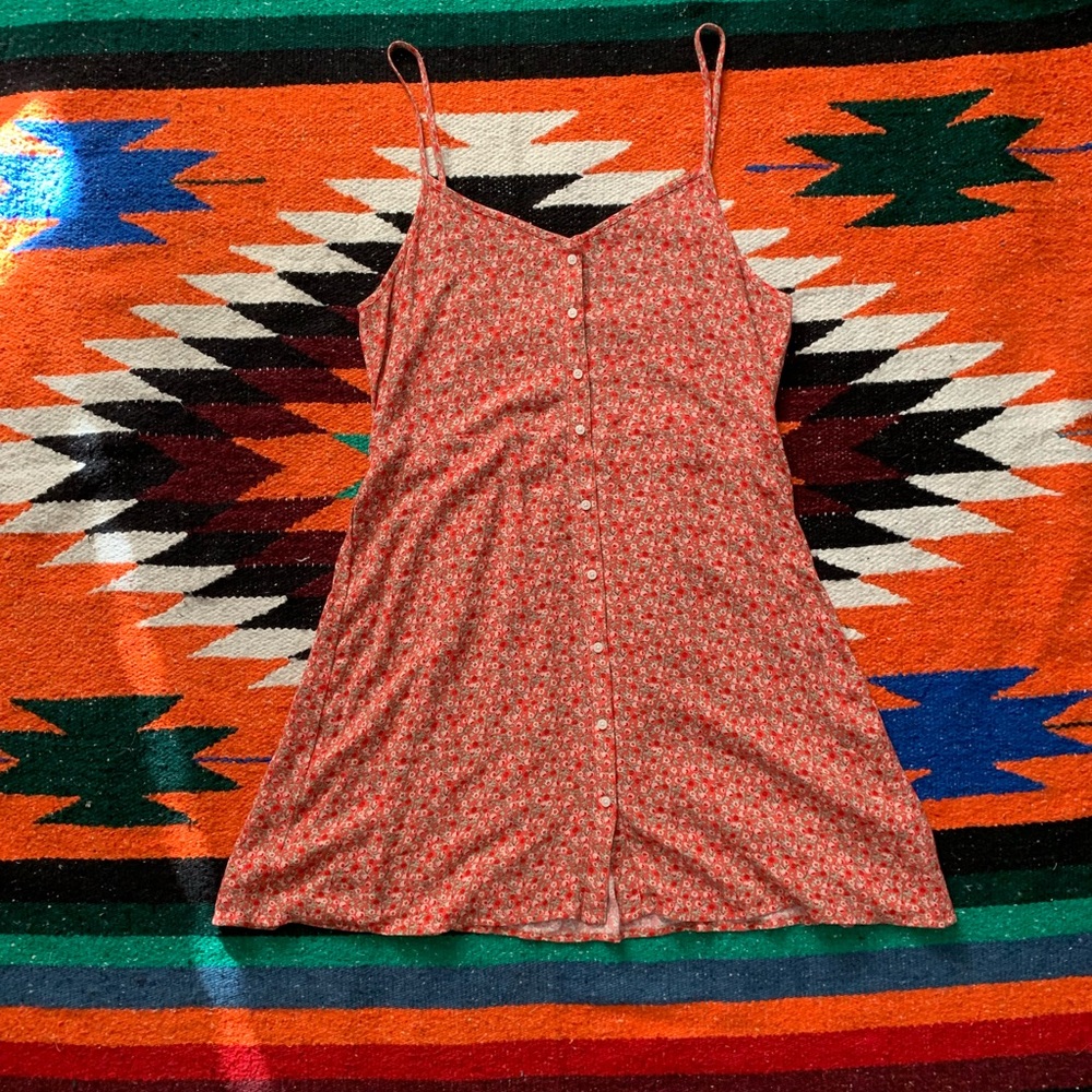 NWOT Aerie Button Front Mini Dress Size M